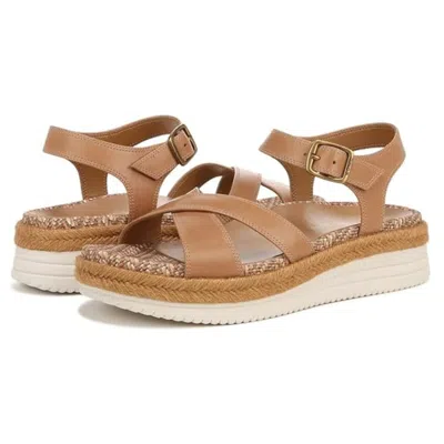 Vionic Women's  Mar I8675l3202 Sandals Camel Brown Criss Cross Strappy Zap1395 In Multi