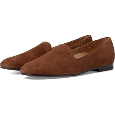 Vionic Women's  Willa Ii H7712l5203 Flat Monks Robe Suede Slip On Shoes Hawk1972 In Brown