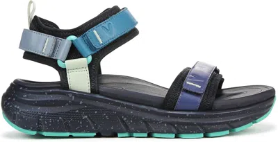 Vionic Women's Walk Max Wanderer Walking Sandals In Navy Blazer Multi