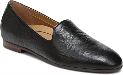 Vionic Women's Willa Ii Slip-ons Loafer In Black Crinkle Nappa