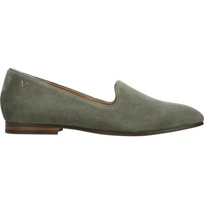 Vionic Women's Willa Slip Ons In Olive Suede In Green