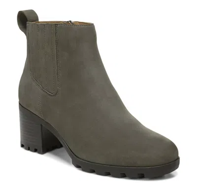 Vionic Women's Wilma Ankle Boot In Olive In Green