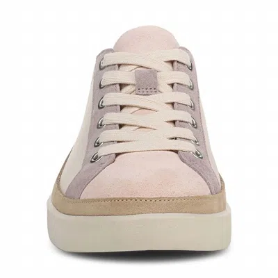 Vionic Women's Winny Leather Sneaker In Parchment/cameo Rose In Multi
