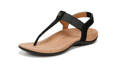 VIONIC VIONIC WOMENS BREA ANKLE STRAPS HEELED SANDAL - BLACK NBCK LEATHER