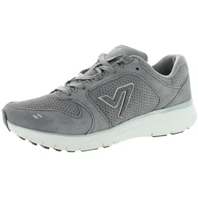 Vionic Womens Lace-up Yoga Running Shoes In Gray