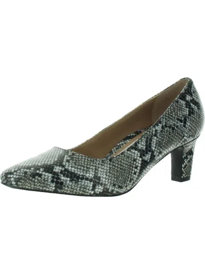 Vionic Womens Leather Slip On Pumps In Multi