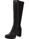 Vionic Womens Leather Tall Knee-high Boots In Black