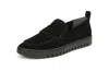 Vionic Womens Uptown Loafer - Black Suede In Black