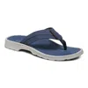 Vionic Wyatt Toe Post Sandal In Blue