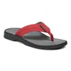 Vionic Wyatt Toe Post Sandal In Red