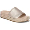 Vionic Yasmina Platform Slide Sandal In Neutral