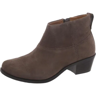 Vionic Zadie Womens Suede Comfort Booties In Multi