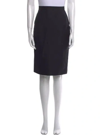 Pre-owned Vionnet Knee-length Skirt In Black