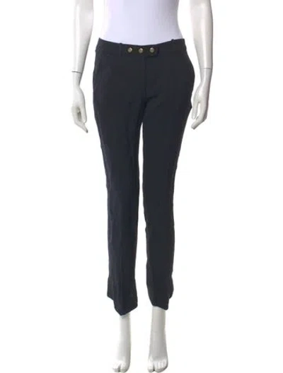 Pre-owned Vionnet Straight Leg Pants In Gray