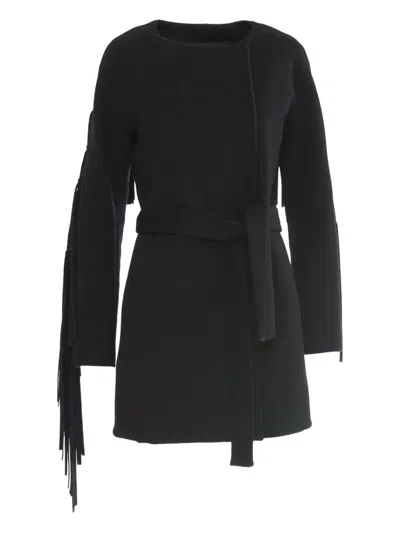 Pre-owned Vionnet Vintage  Fringed Coat