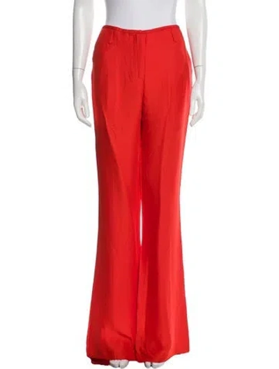Pre-owned Vionnet Wide Leg Pants In Orange