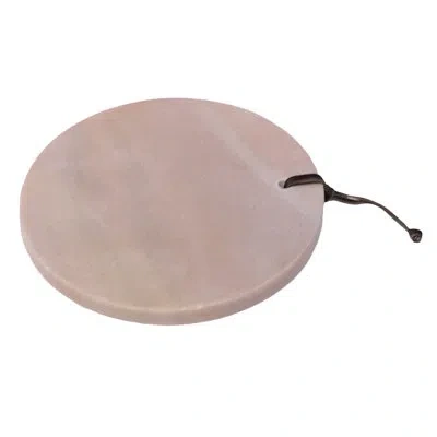 Vip International Vip Marble 8.5 In. Brown Round Cutting Board