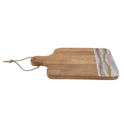 Vip International Vip Wood 13 In. Brown Wavy Cutting Board