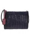 Vipera Trim Leather Crossbody Bag