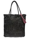 Vipera Trim Leather Tote Bag