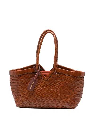 Vipera Crudelia Woven-leather Shoulder Bag In Pattern