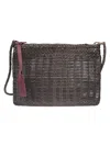 Vipera Trim Leather Crossbody Bag
