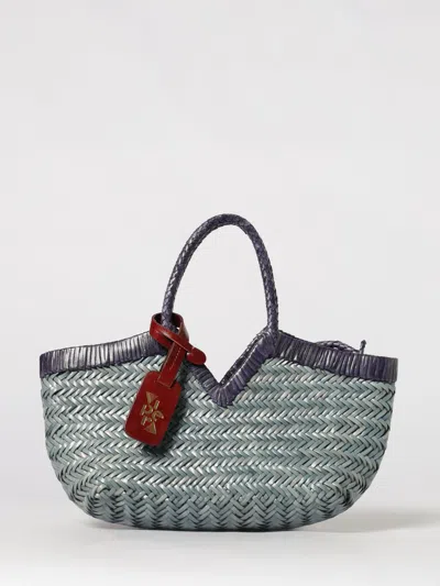 Vipera Monet Frame  Shoulder Bag In Woven Leather In Gray