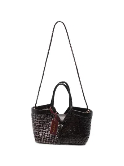 Vipera Monet Woven Tote Bag In Brown
