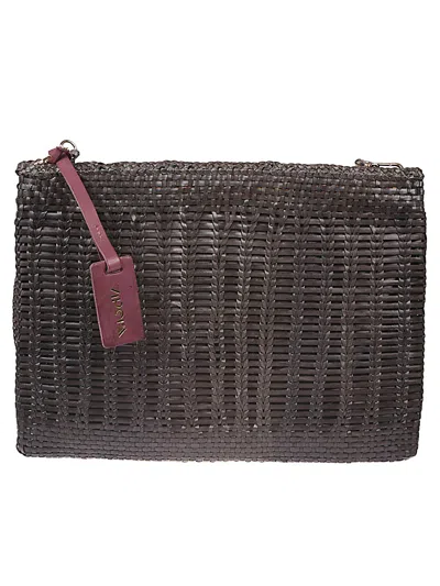 Vipera Trim Leather Crossbody Bag