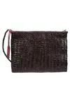Vipera Trim Leather Crossbody Bag