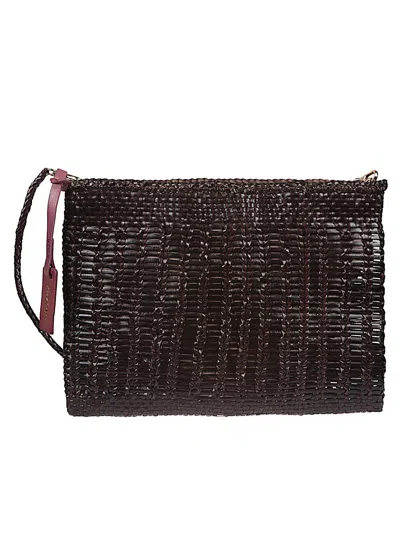 Vipera Trim Leather Crossbody Bag