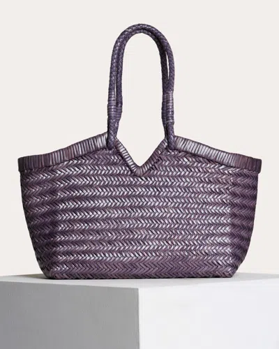 Vipera Women's Crudelia Woven Leather Shoulder Bag In Purple