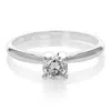 Vir Jewels 0.60 Cttw Si2 H-i Diamond Solitaire Engagement Ring 14k White Gold Round In White