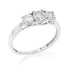 Vir Jewels 1 Cttw 3 Stone Diamond Engagement Ring 14k White Gold Round Bridal Wedding In White