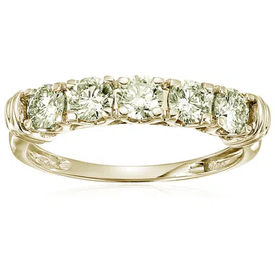 Vir Jewels 1 Cttw 5 Stone Diamond Wedding Engagement Ring 14k Gold Light Yellow
