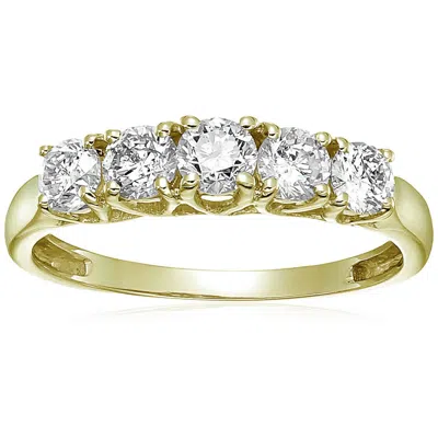 Vir Jewels 1 Cttw Certified I1-i2 5-stone Diamond Ring 14k White Or Yellow Gold Engagement