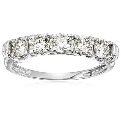 Vir Jewels 1 Cttw Certified Si2-i1 5 Stone Diamond Engagement Ring 14k White Or Yellow Gold