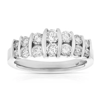 Vir Jewels 1 Cttw Diamond Ring Platinum In Silver