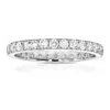 Vir Jewels 1 Cttw Lab Grown Diamond Eternity Ring Wedding Band In 14k White Gold For Women In Metallic