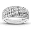 Vir Jewels 1 Cttw Lab Grown Diamond Ring In Sterling Silver For Women In Metallic