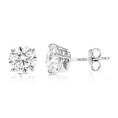 Vir Jewels 1 Cttw Lab Grown Diamond Stud Earrings In 14k Gold With Push Backs For Women In Multi