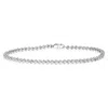 Vir Jewels 1 Cttw Lab Grown Diamond Tennis Bracelet In Sterling Silver 7 Inch For Women In Silver