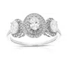 Vir Jewels 1 Cttw Wedding Engagement Ring For Women, Round Lab Grown Engagement Ring In 14k White Gold, Prong S In Silver