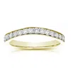 Vir Jewels 1/2 Cttw Diamond Contour Wave Wedding Band In 14k Gold In Yellow