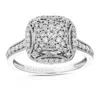 Vir Jewels 1/2 Cttw Lab Created Diamond Engagement Ring Sterling Silver Prong Size 6-8 In Silver