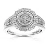 Vir Jewels 1/2 Cttw Lab Grown Diamond Ring In Sterling Silver For Women In Metallic
