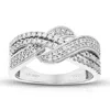 Vir Jewels 1/2 Cttw Lab Grown Diamond Ring In Sterling Silver For Women In Silver