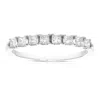 Vir Jewels 1/2 Cttw Princess Cut Diamond Wedding Band In 14k Gold Prong Set In White