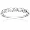 Vir Jewels 1/2 Cttw Round Diamond Wedding Band For Women In 14k Gold Prong Set In White
