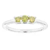 Vir Jewels 1/3 Cttw 3 Stone Round Yellow Diamond Engagement Ring .925 Sterling Silver Prong Set In Silver